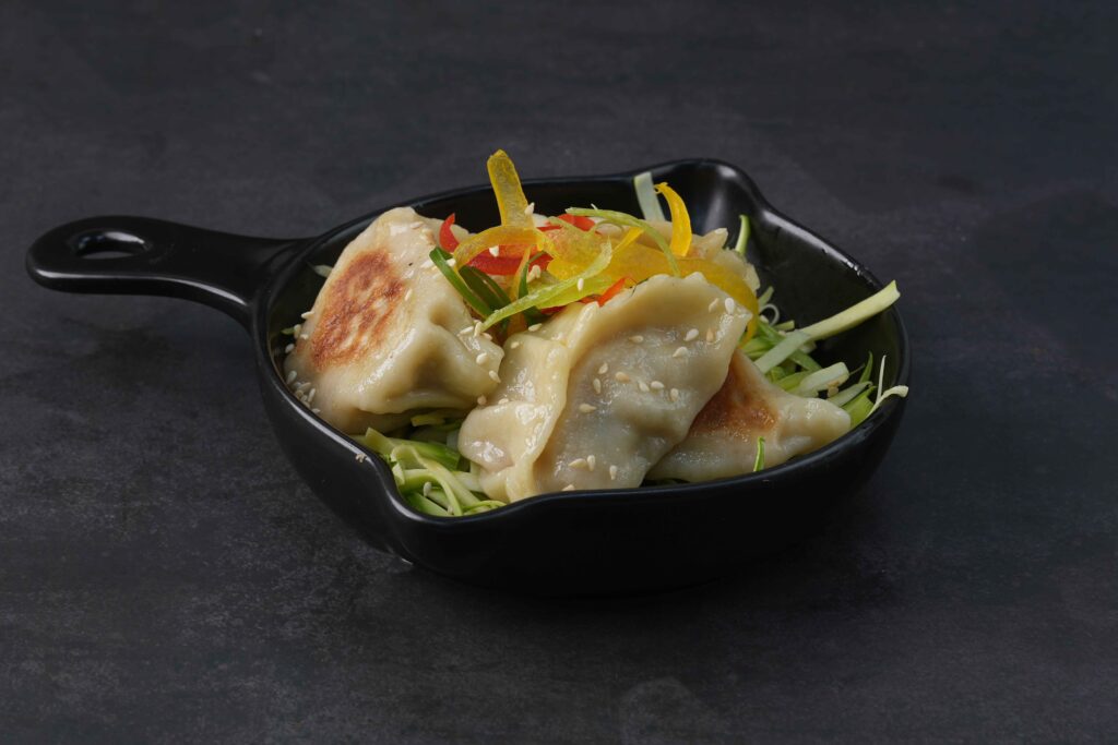 chicken gyoza a Japanese dish