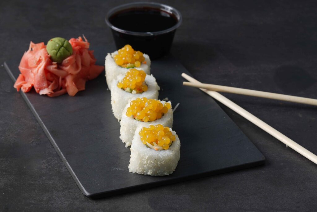 best sushi in Riyadh named mango caviar